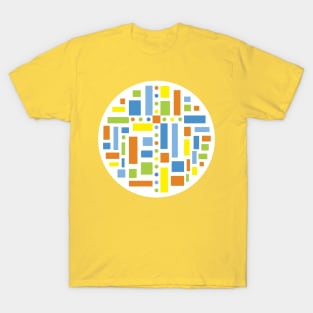 Stained Glass Window Circles 25 T-Shirt